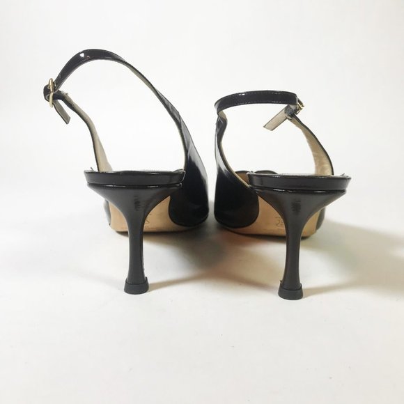 Jimmy Choo Short Heel Dark Brown Slingback - 40.5 - Picture 5 of 7